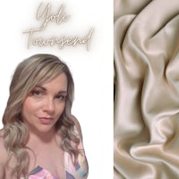 a woman in a bikini with the words yale tussled