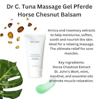 dr tuna massage gel - horse chesnut balsam