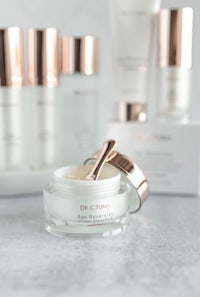 a selection of skincare products on a table